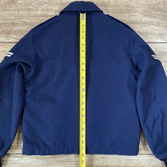 US Air Force USAF Jacket Man's Lightweight W/ Removable Liner Poly/Wool 10L VGC - Picture 5 of 8